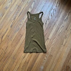 Olive green Tank Top